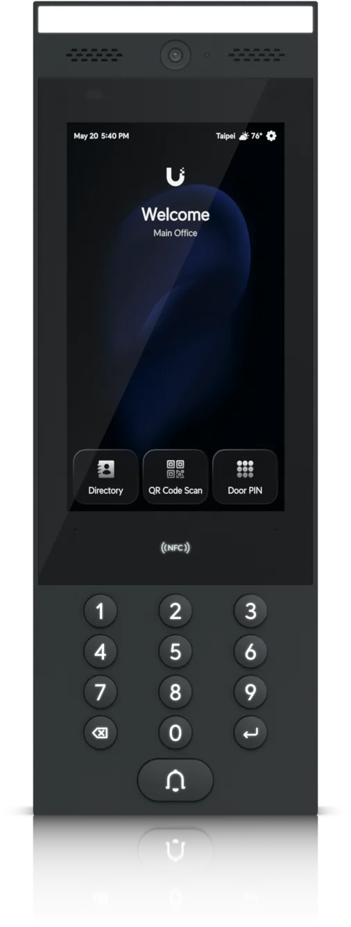 UniFi G3 Intercom met scherm en toetsenbord